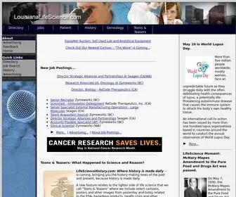 Louisianalifescience.com(LouisianaLifeScience) Screenshot