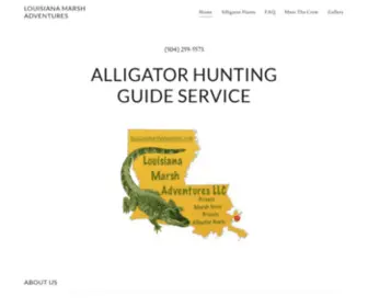 Louisianamarshadventures.com(Alligator Hunting) Screenshot