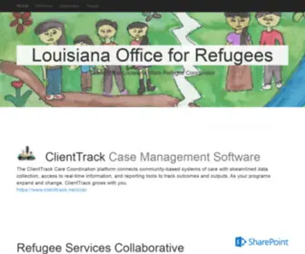 Louisianarefugees.org(Louisiana Office for Refugees) Screenshot