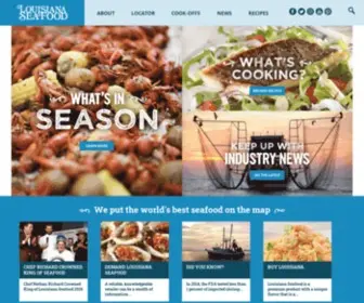 Louisianaseafood.com(Louisiana Seafood) Screenshot