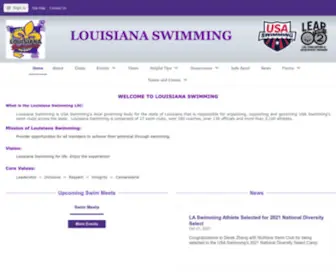 Louisianaswimming.org(Louisianaswimming) Screenshot