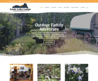 Louislake.com(Louis Lake Lodge) Screenshot