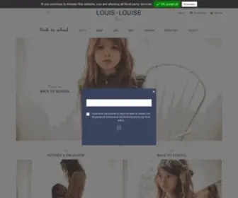 Louislouise.com(Commandez la collection Louis Louise Printemps) Screenshot