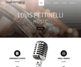 Louispettinellimusic.com(Louis Pettinelli Music) Screenshot