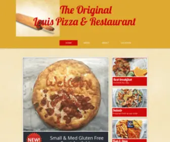 Louispizza.ca(HOME) Screenshot