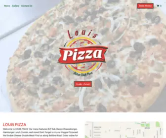 Louispizzagarland.com(LOUIS PIZZA) Screenshot