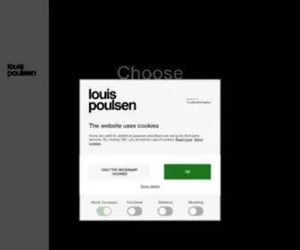 Louispoulsen.se(Louis Poulsen Lighting) Screenshot