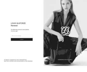 Louisquatorze.com(LOUIS QUATORZE Official Website) Screenshot