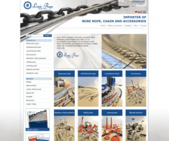 Louisruys.com(Importer of wire rope) Screenshot