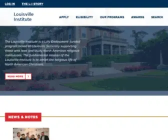 Louisville-Institute.org(Louisville Institute) Screenshot
