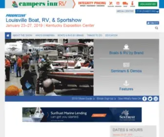 Louisvilleboatshow.com(The Progressive®) Screenshot