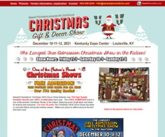 Louisvillechristmasshow.com(Stewart Promotions' Christmas Gift & Decor Show) Screenshot