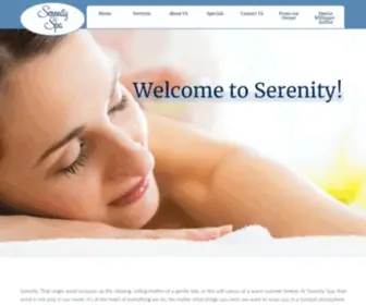 Louisvilledayspa.com(Serenity Spa) Screenshot