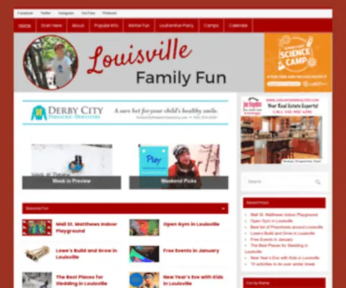 Louisvillefamilyfun.com(Louisville Family Fun) Screenshot