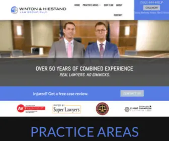 Louisvillelawoffice.com(WINTON & HIESTAND LAW GROUP) Screenshot