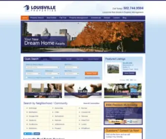 Louisvilleproperties.com(Louisville Properties) Screenshot