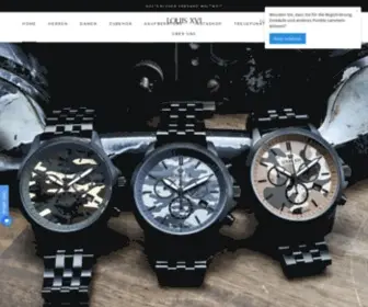 LouisXviwatches.com(LOUIS XVI Uhren) Screenshot