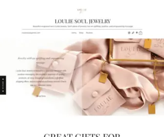 Louliesouljewelry.com(Loulie Soul Jewelry) Screenshot