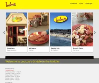 Loulousgriddle.mobi(Home-Good Eats) Screenshot