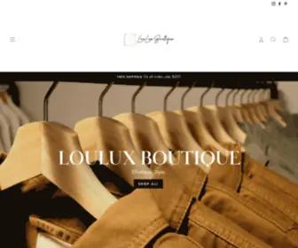 Louluxboutique.com(LouLux Boutique) Screenshot