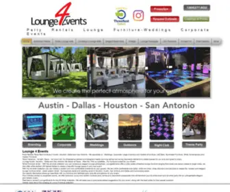 Lounge4Events.com(Event Furniture Rental) Screenshot