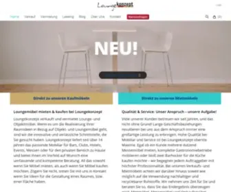 Loungekonzept.de(Loungemöbel mieten und kaufen) Screenshot