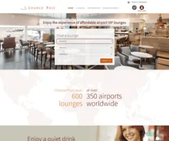 Loungepass.com(Lounge Pass) Screenshot