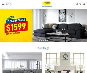 Loungesplus.com.au(Lounges Plus) Screenshot