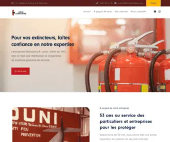 Louniextincteurs.com(Extincteurs Louni) Screenshot