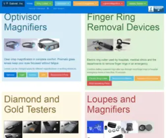 Loupe-Magnifier.com(Optivisor) Screenshot