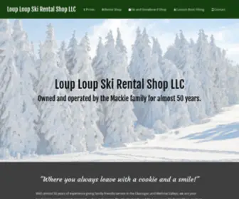 Louploupskishop.com(Loup Loup Ski Rental Shop LLC) Screenshot