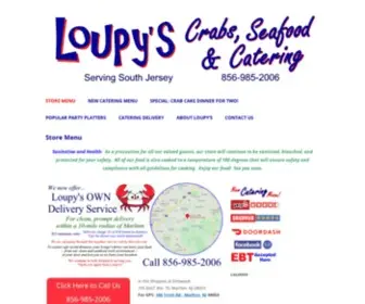 Loupys.com(Loupy's Crabs Seafood & Catering) Screenshot