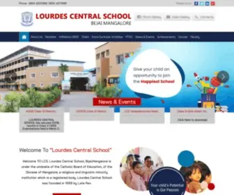 Lourdescentralschool.com(Lourdes Central School) Screenshot