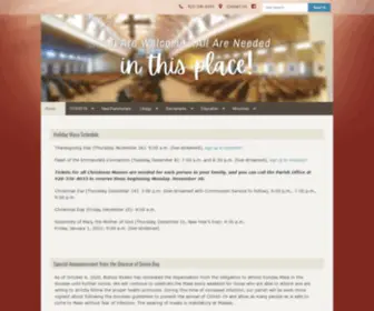 Lourdesdepere.org(Our Lady of Lourdes Parish Family) Screenshot