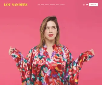 Lousanders.com(Lou Sanders) Screenshot