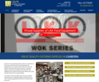 Louscatering.com.au(Catering Equipment) Screenshot