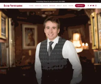 Louserrano.com(Top Corporate Magician & Mentalist) Screenshot