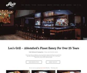 Lousgrill.com(Abbotsford's Finest Eatery For Over 25 Years) Screenshot