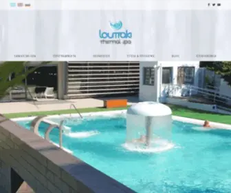 Loutrakispa.gr(Loutraki Thermal Spa) Screenshot