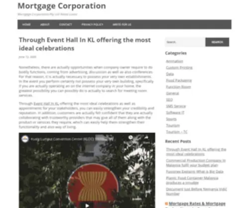 Louviersmortgage.com(Mortgage Corporation) Screenshot