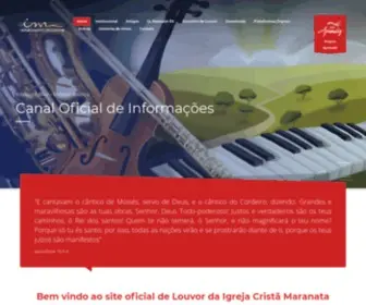 Louvoricm.org.br(Igreja Cristã Maranata) Screenshot