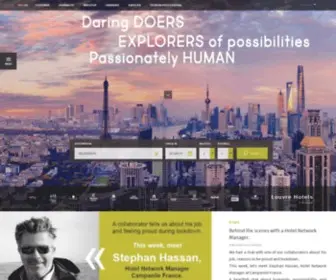 Louvrehotels.com(© copyright 2015) Screenshot