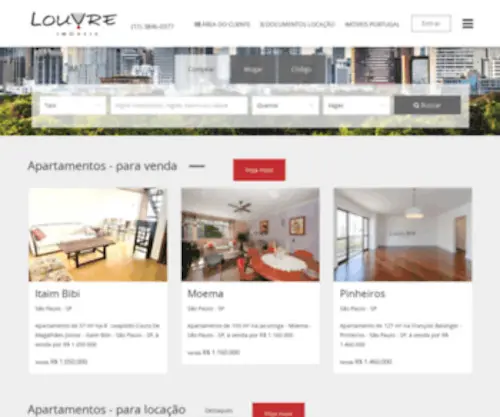 Louvreimoveis.com.br(Imóveis) Screenshot