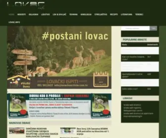 Lovac.info(Lovački pas) Screenshot