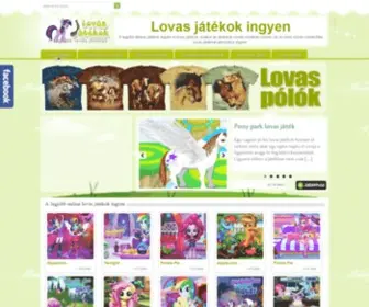 Lovas-Jatekok.hu(Lovas játékok) Screenshot