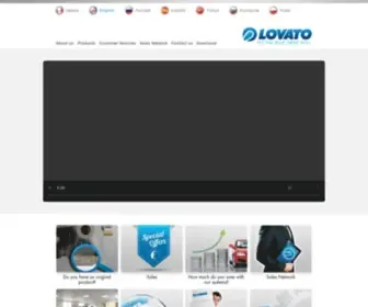 Lovatogas.com(LPG gas vehicle conversion kits and CNG gas car conversion systems) Screenshot