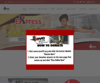 Love101.org(Love 101 FM The Family Station) Screenshot