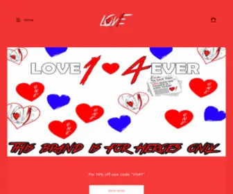 Love1Biz.com(Love1 is an anti gun violence clothing line) Screenshot