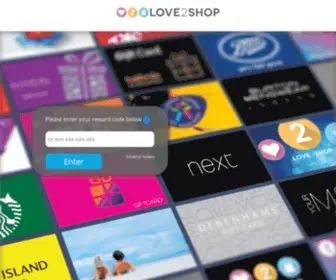 Love2Shoprewards.co.uk(Love2shop Rewards) Screenshot