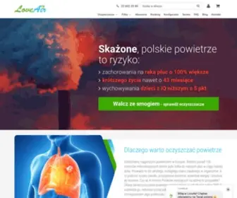 Loveair.pl(Sklep z oczyszczaczami powietrza) Screenshot